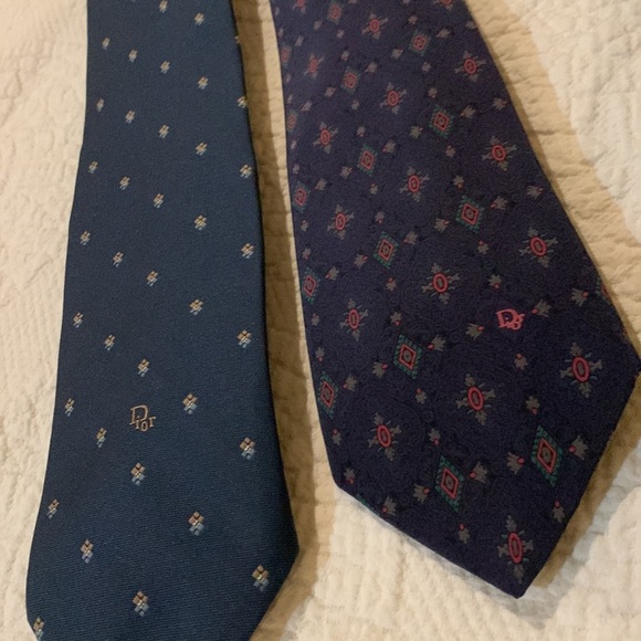 Christian Dior ties. Bundle of two. - Picture 2 of 12